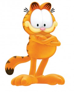 Orange Garfield with big round eyes image in Vector cliparts category at pixy.org